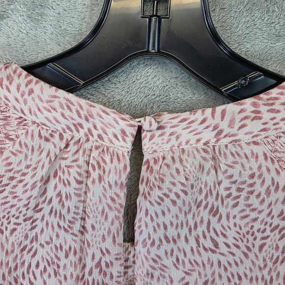 Vince Camuto Blouse Womens Medium Daisy Daze Long Sleeve Boho Top NWT - Picture 12 of 12